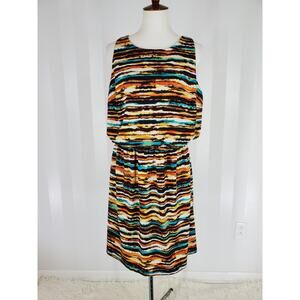 WISHES WISHES WISHES Women's Fit & Flare Sleeveless Dress Sz 1X NO BELT